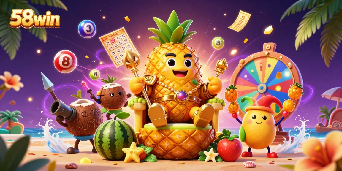 Experience exciting gameplay at 58win with golden jackpots and vibrant lottery elements!
