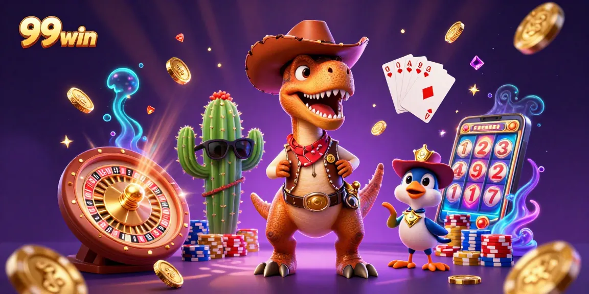 Engage in thrilling betting adventures at 99win with exciting gameplay and vibrant casino elements.