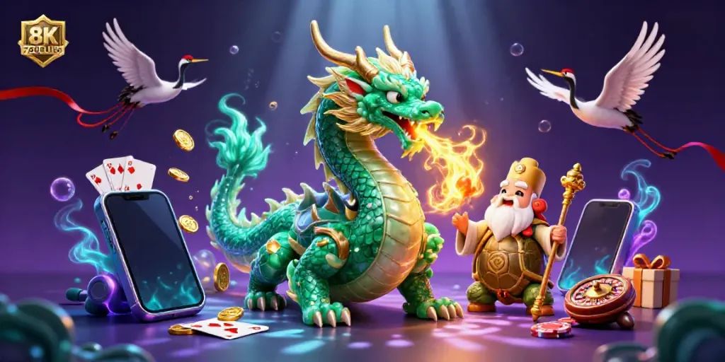 Engage with 789CLUB’s thrilling gaming experience in an enchanting 3D scene featuring magical elements.