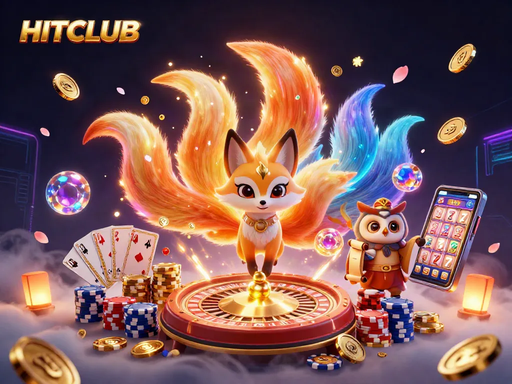 Engage in winning strategies at HITCLUB, discovering colorful casino elements and vibrant playful spirits.