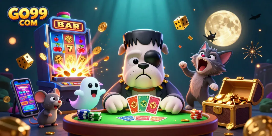 Engage in thrilling card games at GO99 COM with captivating casino characters and a rich gambling atmosphere